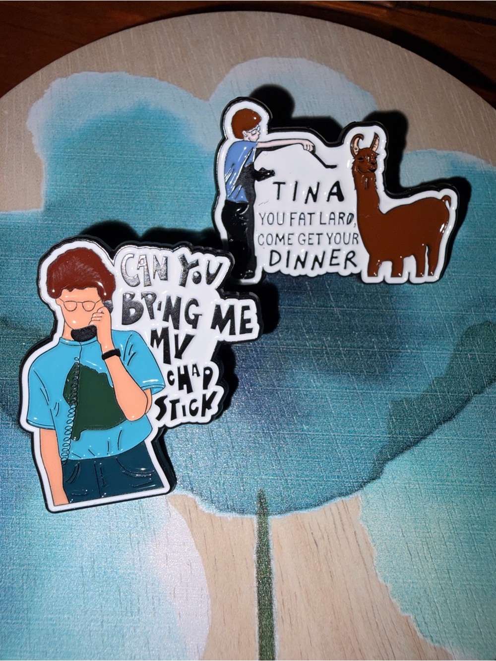 Napoleon Dynamite 2004 Comedy/Indie film - Set of Two 2️⃣ Pins